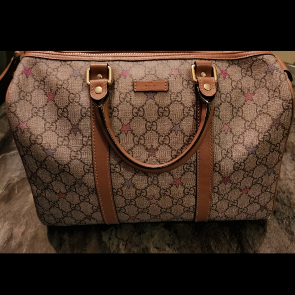 Gucci Joy Star GG Supreme Boston Bag (Limited Edition)